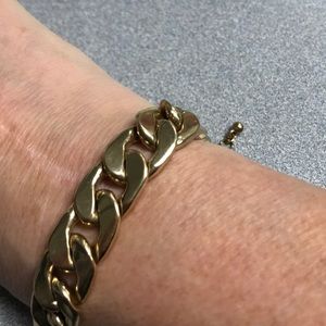 Gold tone bracelet